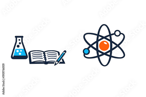 Students learn about science through a lab experiment and studying in a classroom setting during the day