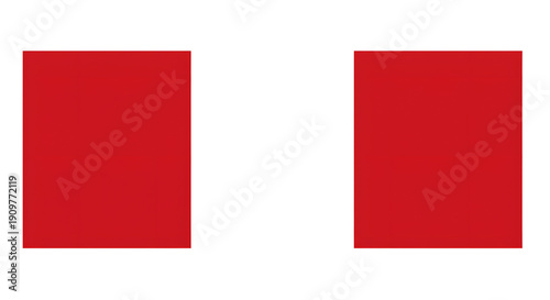 Red Square composition : Two vibrant red squares stand side by side, creating a visually compelling and minimalist abstract composition. This artwork explores the interplay of color and form.