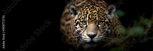 Wallpaper Mural Mighty Predator Jaguar: Grcefully Relentless in Staling Its Territory Through he Dense Jungle, A Symbol f Power and Elegance in th Wilderness. Torontodigital.ca