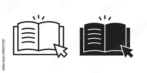 Guide icon in editable style. Vector icon graphics