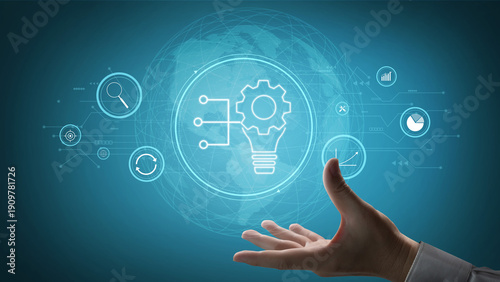 Εκτύπωση καμβά Business innovation and research for process automation