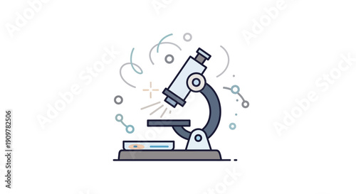 Microscope Instrument for Scientific Research Study.