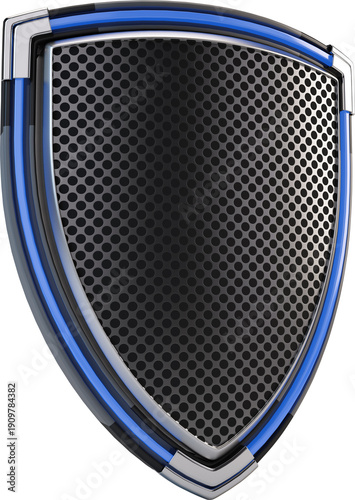 Wallpaper Mural shield on white background Torontodigital.ca