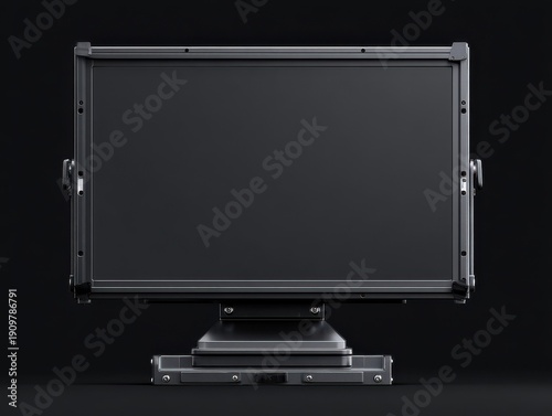 teleprompter screen isolated on a transparent background ar 43