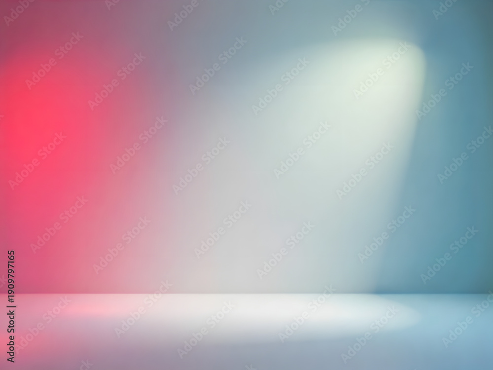Obraz premium Modern gradient stage mockup, professional lighting