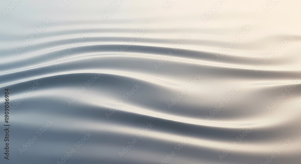 Fototapeta premium A serene and peaceful body of water with gentle waves and soft lighting