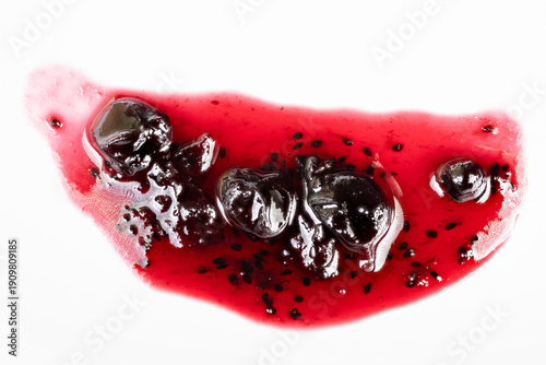 Bilde på lerret Experimental currant jelly texture