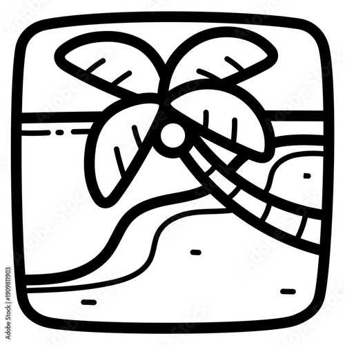beach illustration