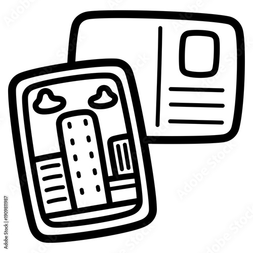 postcard illustration