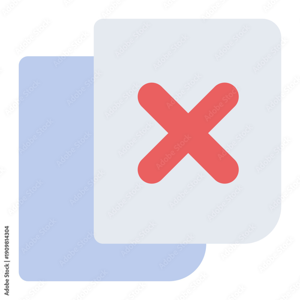 Obraz premium Error Status Icon for UI and System Alert