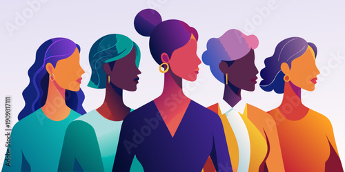 International Women’s Day Flat Vector Illustration