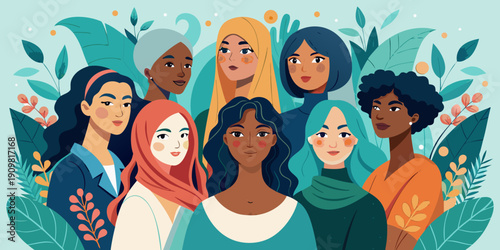 International Women’s Day Flat Vector Illustration