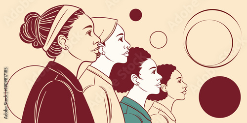 International Women’s Day Flat Vector Illustration