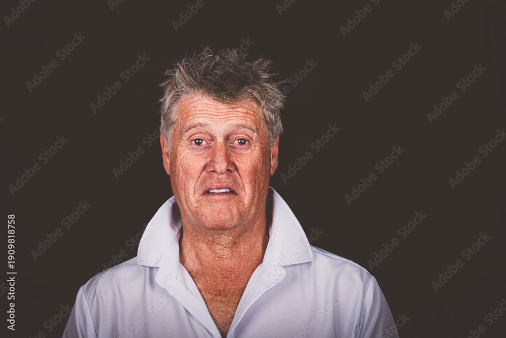 Obraz premium Mann, verdutzt