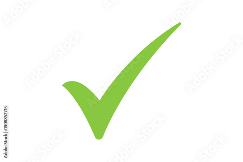 Simple green check mark