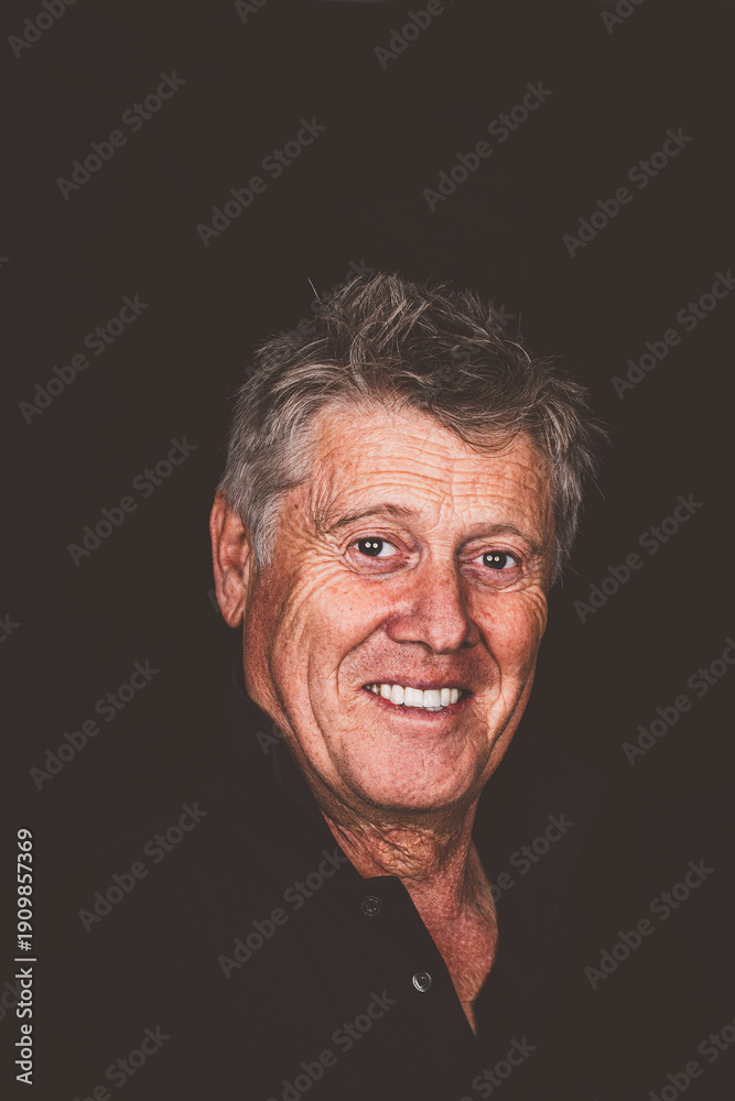 Fototapeta premium Mann, lachend