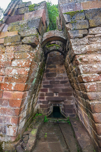 Sacred well of Su Tempiesu in Orune, Sardinia, ancient Nuragic spring sanctuary