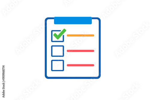 Checklist with Green Tick Mark