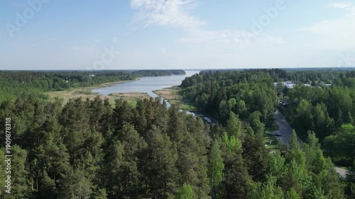 Lake Tuusula and forest