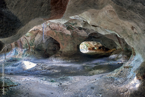 Cuba. Varadero. Columned hall in the Ambrosio cave.