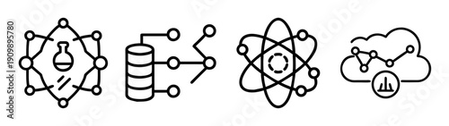 Exploring data science and scientific research through network analysis and cloud computing insights
