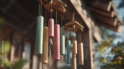 The Melodic Dance of Wind:Harmonious Symphonies fromPorch Chimes