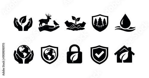 Fitness silhouette icon set. gym, exercise, workout icons for health enthusiasts