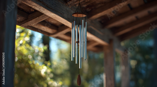 The Melodic Dance of Wind:Harmonious Symphonies fromPorch Chimes