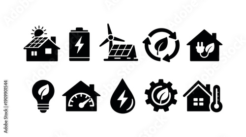 Communication, networking icon set. digital, connection, internet icons in flat style