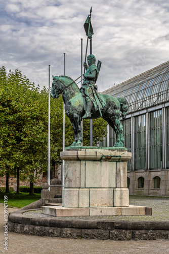 Otto I. of Wittelsbach in front of the bavarian state chancellery Munich,Germany