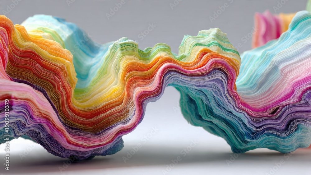 Obraz premium Colorful Abstract Wave