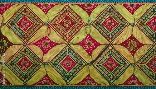 Obraz na płótnie indonesian fabric silk batik for background