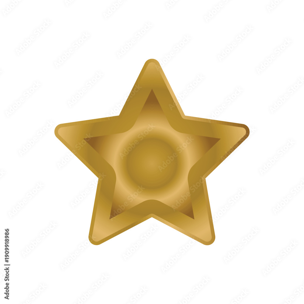 Obraz premium Star shape icon graphic element design