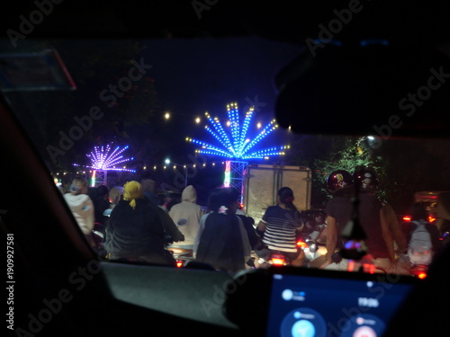 Foto Lights at Yi Peng Festival in Chiang Rai