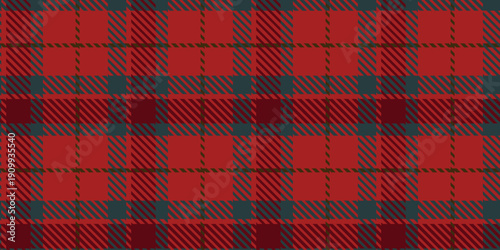 Color twill scotland textile seamless pattern. Fabric texture check tartan plaid. Abstract geometric background for cloth, card, fabric. Monochrome graphic repeating design. Modern squared ornament.