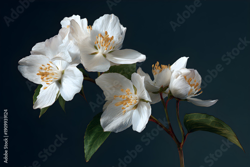 The Delicate Beauty and Frgrance of Jasmine Flowers n Full Bloom: A Celebratio of Nature's Graceful and romatic Wonders in Every Bd and Blossom