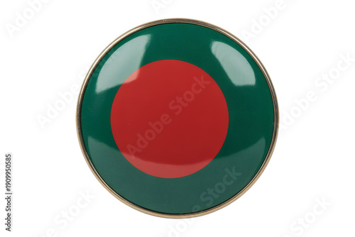 Free Download Show your national pride with this vibrant Bangladesh flag emblem, perfect for any patriotic display. - GFXLoad