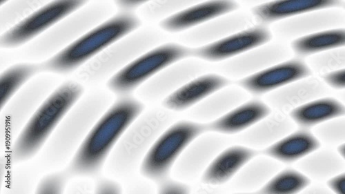 Blue and White Abstract Wave Pattern Motion Graphic Loop