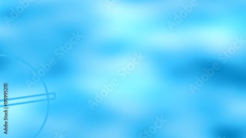 Blue Cyan Circle Symbol Abstract Background Motion Footage
