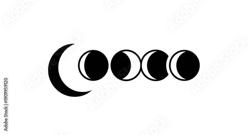 Phases of the Moon Cycle 10.