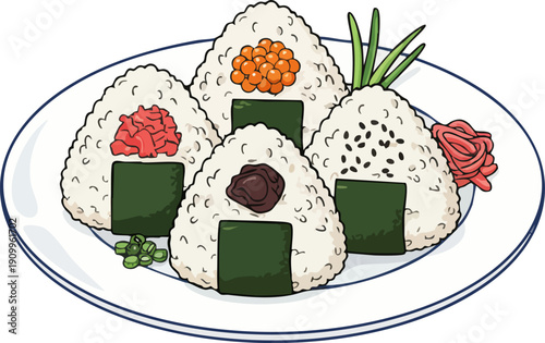 Delicious onigiri