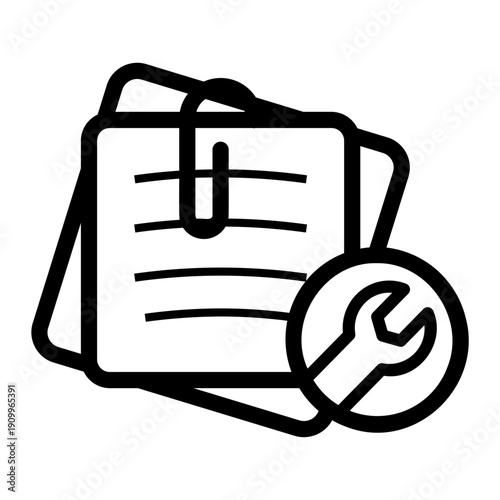notes Line Icon