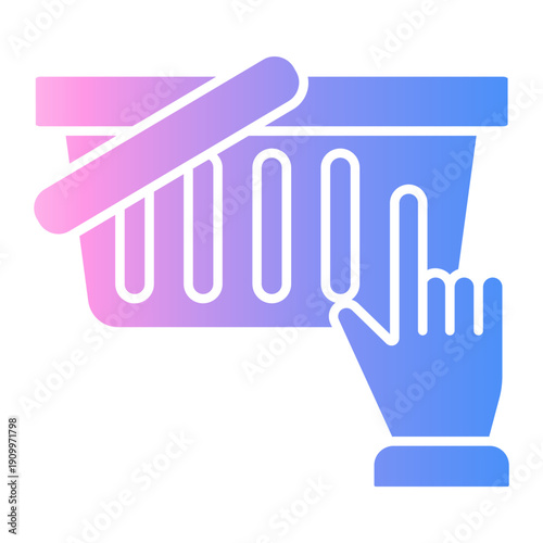 self service Gradient icon