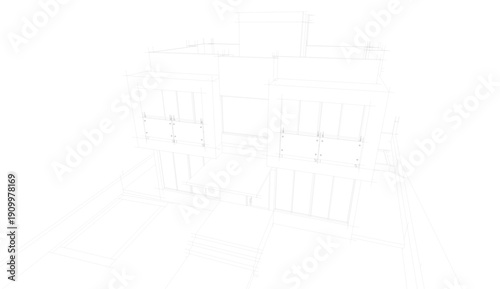 architectural plan of the house