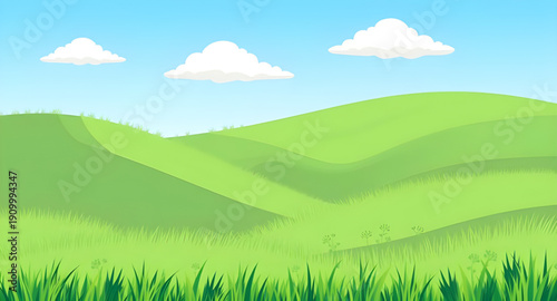 grassland, field, meadow, greenfield, pasture, plain, nature, landscape, scenery, countryside, rural, outdoor, horizon, farmland, sky, bluesky, clouds, cloudscape, daylight, sunlight, sunny, bright, f