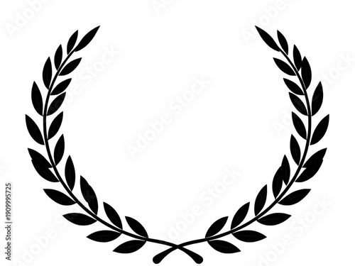 laurel, wreath, award, silhouette, victory, honor, success, achievement, champion, winner, prize, trophy, medal, excellence, prestige, glory, triumph, emblem, symbol, badge, crest, decorative, ceremon