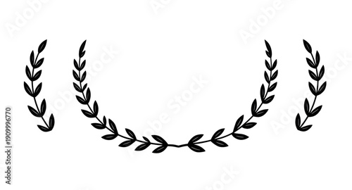 laurel, wreath, award, silhouette, victory, honor, success, achievement, champion, winner, prize, trophy, medal, excellence, prestige, glory, triumph, emblem, symbol, badge, crest, decorative, ceremon