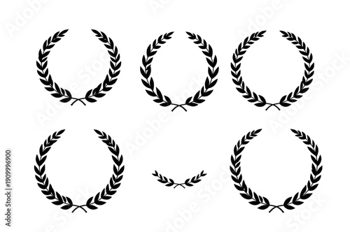 laurel, wreath, award, silhouette, victory, honor, success, achievement, champion, winner, prize, medal, excellence, prestige, glory, triumph, emblem, symbol, badge, crest, decorative, ceremonial, rec