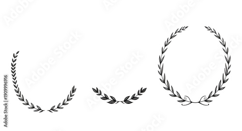laurel, wreath, award, silhouette, victory, honor, achievement, success, champion, winner, prize, trophy, medal, excellence, prestige, glory, triumph, classic, ancient, greek, roman, emblem, symbol, b