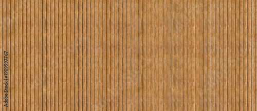 Obraz na plátně Wooden lath siding strips